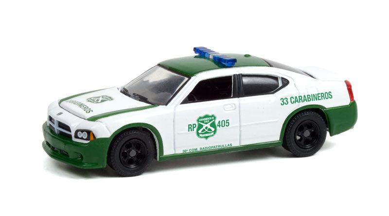 Greenlight 30270 1/64 Scale Carabineros De Chile - 2006 Dodge Charger Police