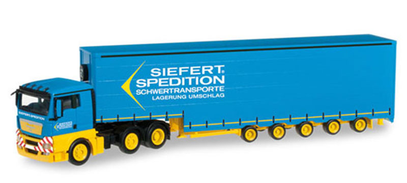 Herpa 304207 1/87 Scale Siefert Spedition - Man Tgx Xl Semi Truck