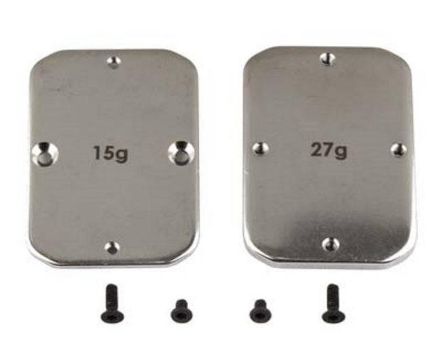 Team Associated 92101 Steel Chassis Weights 15g 27g RC10B64 RC10B64D