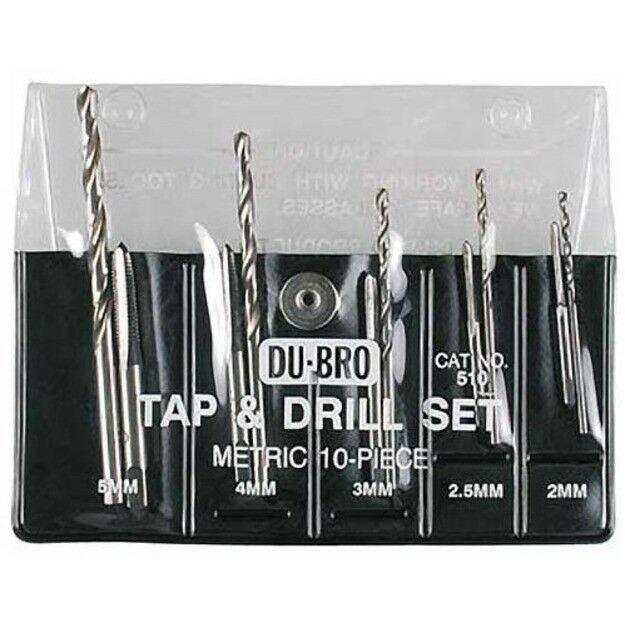 DuBro 510 Tap & Drill Set Metric (10)