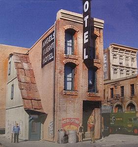 Downtown Deco 1033 HO Scale Skid Row Part Three -- Kit - 3-1/2 x 6" 8.9 x 15.2cm