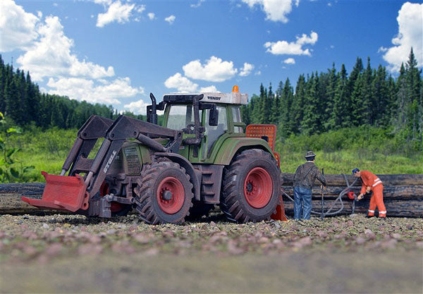 Kibri 12246 1/87 Fendt Tractor with Front Loader Model Kit