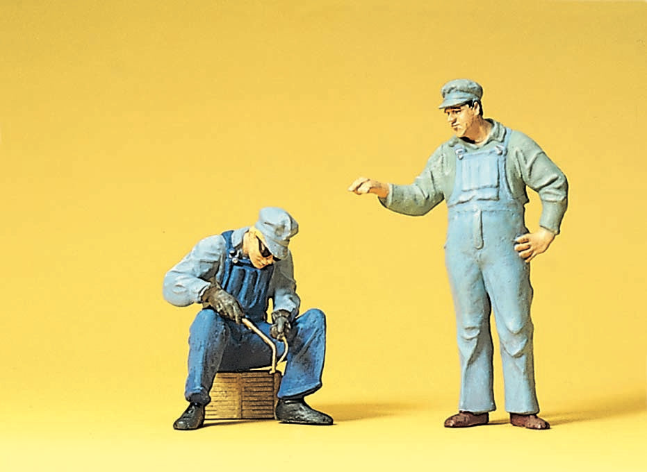 Preiser 45075 G Scale US Track Workers Figure Set