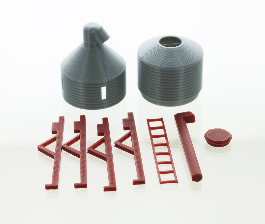 3D To Scale 64-304-GY 1/64 Storage Bin with Auger Kit
