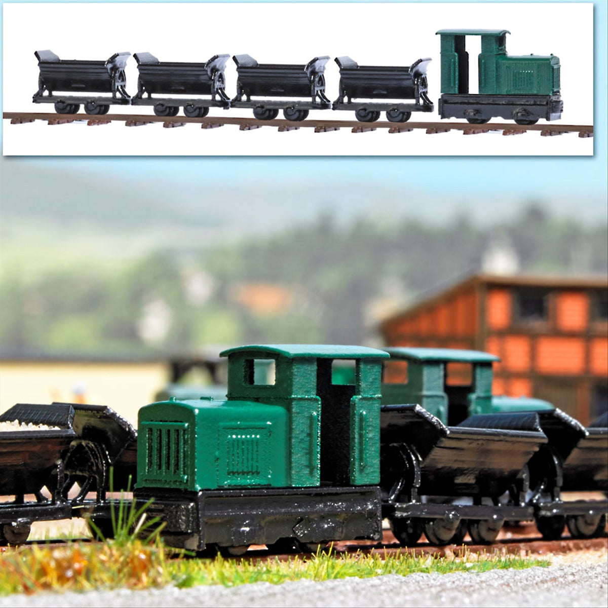 Busch 8070 N Scale Feldbahn Narrow Gauge Starter Set
