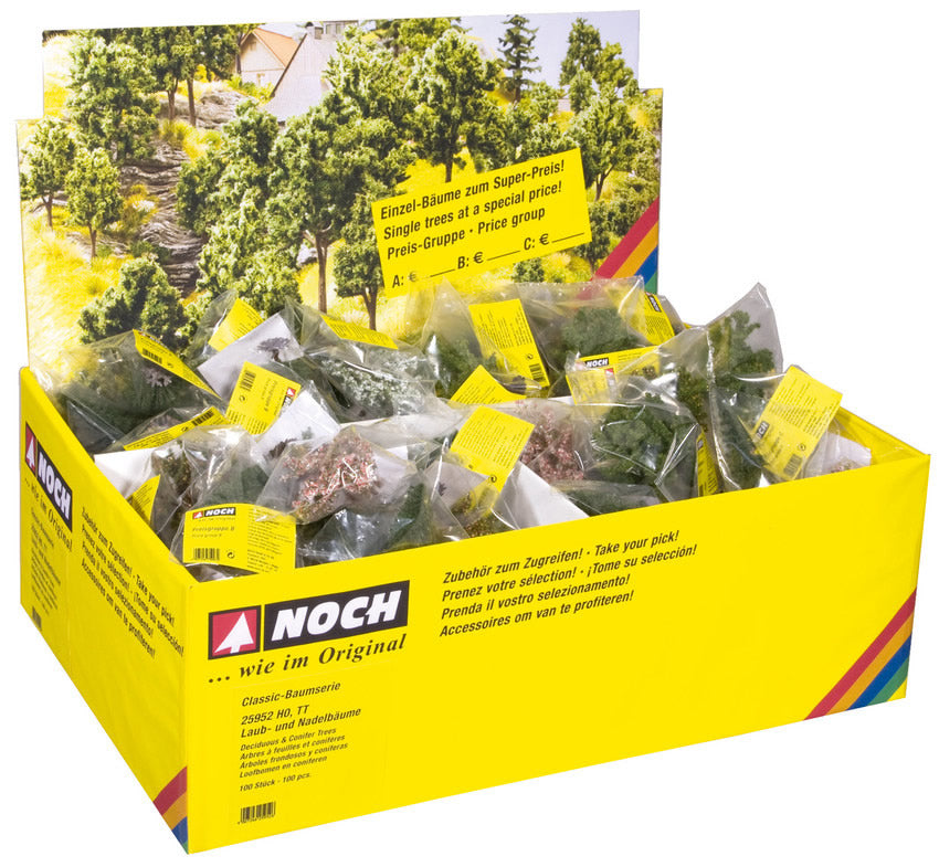 Noch 25950 All Scale Deciduous Trees, Pack of 100