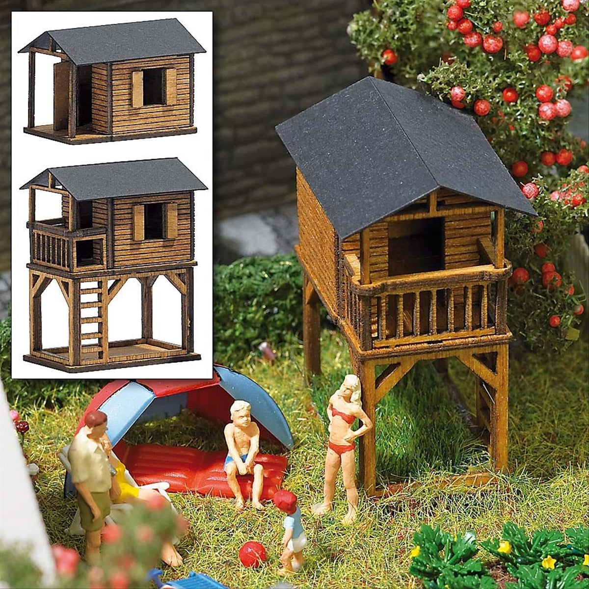 Busch 1486 HO Scale Play House Kit