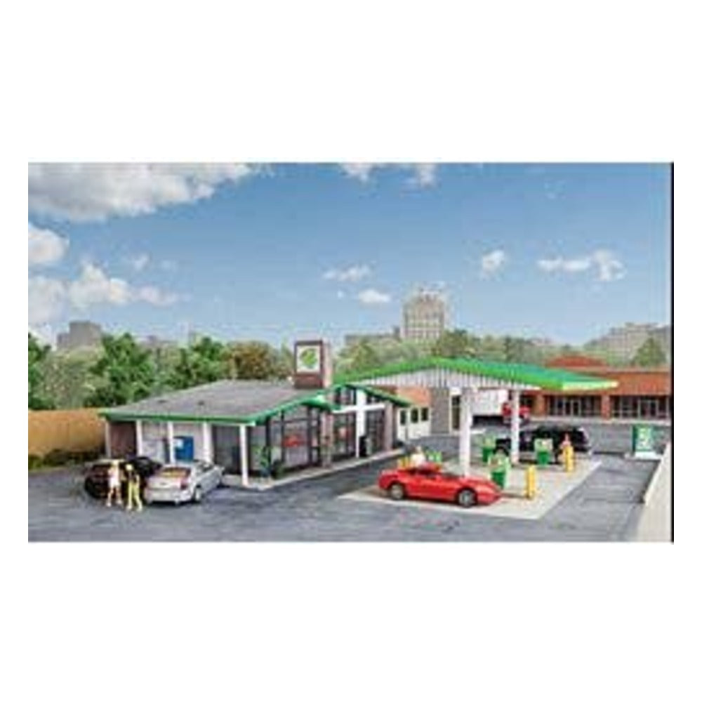 Walthers Cornerstone 933-3542 HO Modernized Gas Station Kit