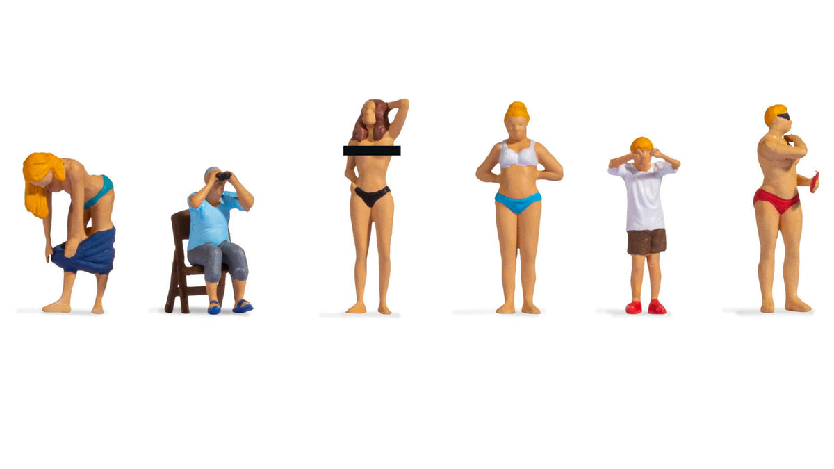 Noch 15847 HO Scale Voyeurs Figure Set, 6 Figures (Adult)