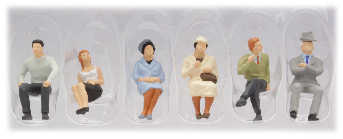 Preiser 68209 1:50 Scale Seated Passengers Figure Set