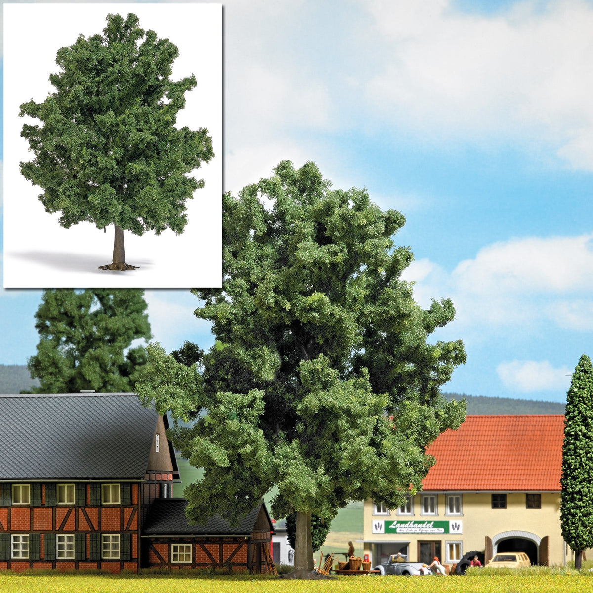 Busch 6780 HO Scale Large Oak Tree, 22cm Tall