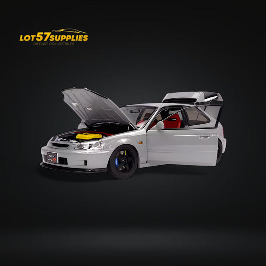 MOTORHELIX Honda Civic Type-R EK9 Nardo Grey 1:18