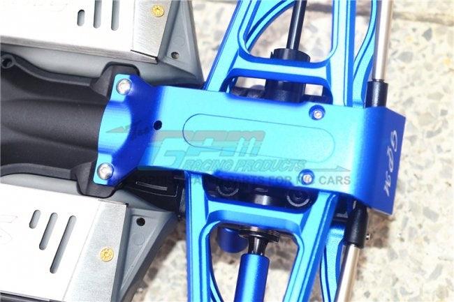 GPM ER2331R-BLUE ALUMINUM REAR SKID PLATE TRAXXAS E-REVO