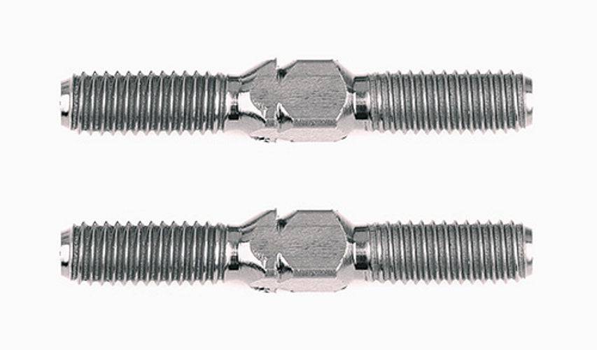 Associated 1418 Titanium Turnbuckles M3x21 mm/0.83 Inches Silver TC7 TC5R TC6