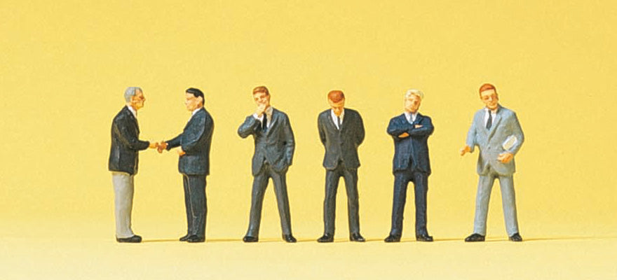 Preiser 80910 1:200 Scale Standing Businessmen Figure Set
