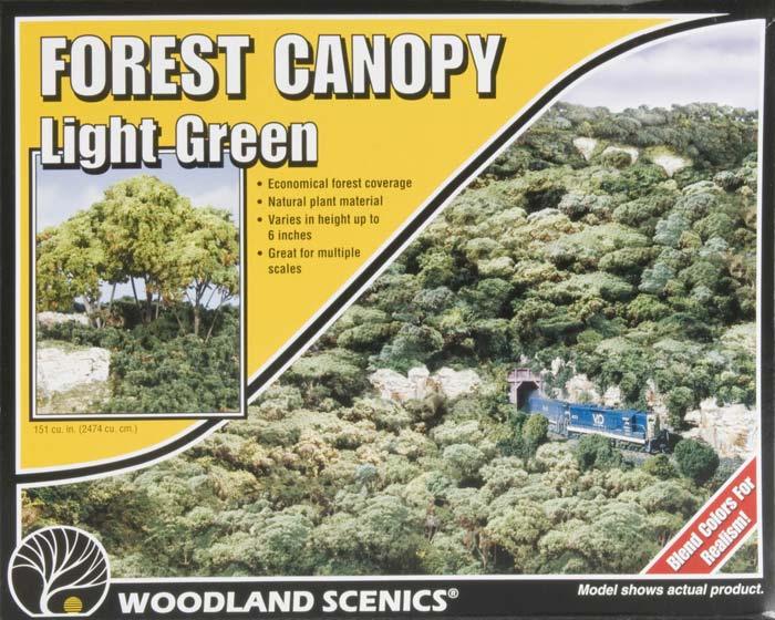Woodland Scenics F1660 N/HO Forest Canopy Light Green