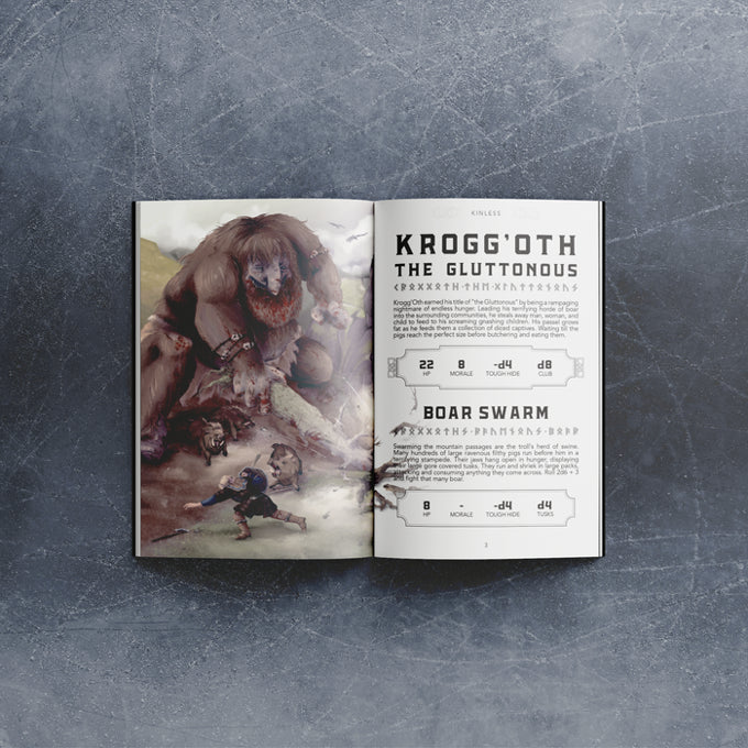 Kinless: Solo Viking RPG (Mork Borg)