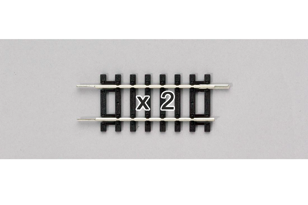 Piko 55207 HO Scale Adapter Track to Old PIKO 62mm, Pair