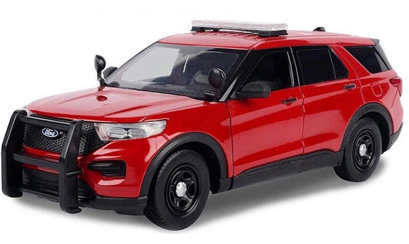 Motormax 76988R 1/24 2022 Ford Police Interceptor Utility, Red