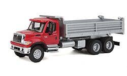 Walthers SceneMaster 949-11662 HO Intl 7600 HD Dump Truck - Red