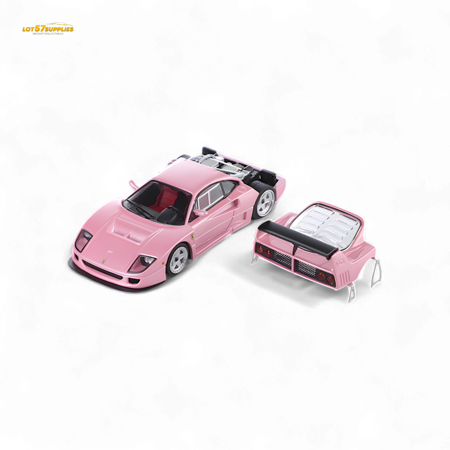 Stance Hunters Ferrari F40 LM Pink 1:64