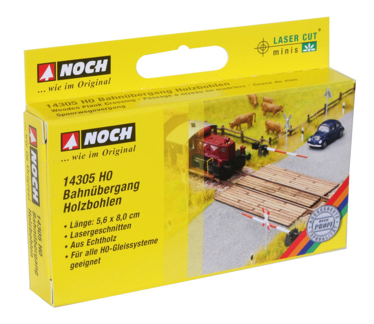 Noch 14305 HO Scale Wooden Plank Crossing Laser-Cut Kit