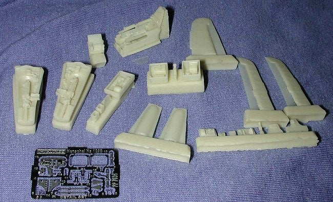 Aires 7034 1/72 HS129B Detail Set For RVL & ITA