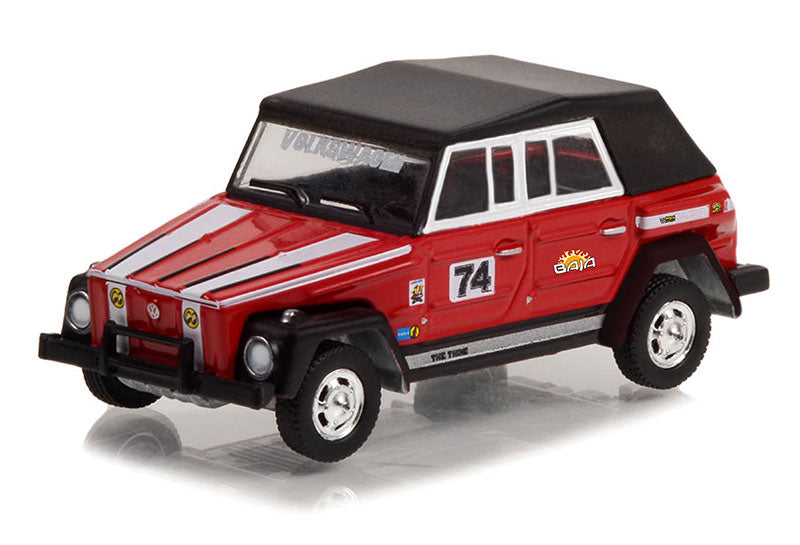 Greenlight 36060-C 1/64 Scale 1974 Volkswagen Thing Type 181 #74 Baja Club