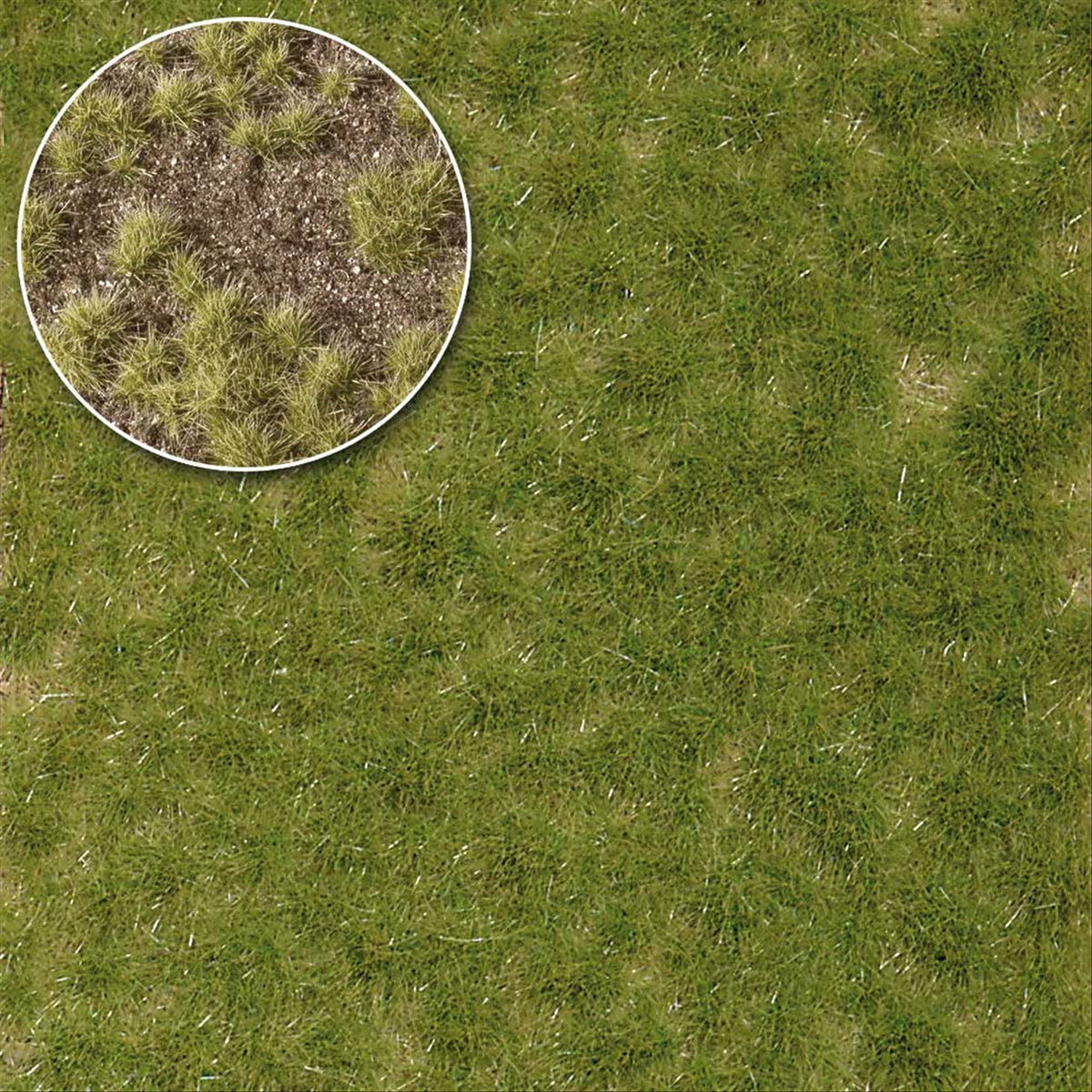 Busch 3531 All Scale 2-Color Spring Grass Tufts Sheet