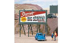 Walthers SceneMaster 949-4251 HO Cruisin' Roadside Billboards pkg(3)