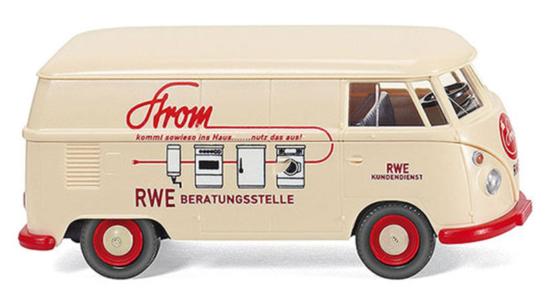 Wiking 079717 1/87 Scale Rwe - Volkswagen T1 Box Van High Quality
