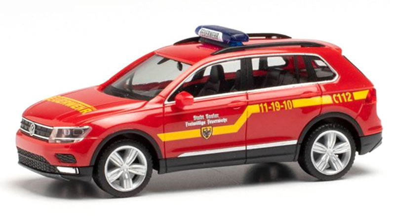 Herpa 095969 1/87 Scale Goslar Fire Department - Volkswagen Tiguan Command Vehicle