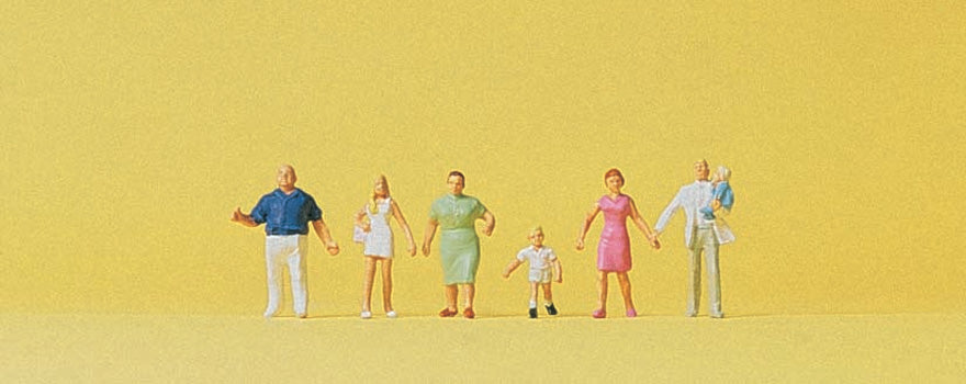 Preiser 79182 N Scale Family Krause Taking a Walk Figure Set
