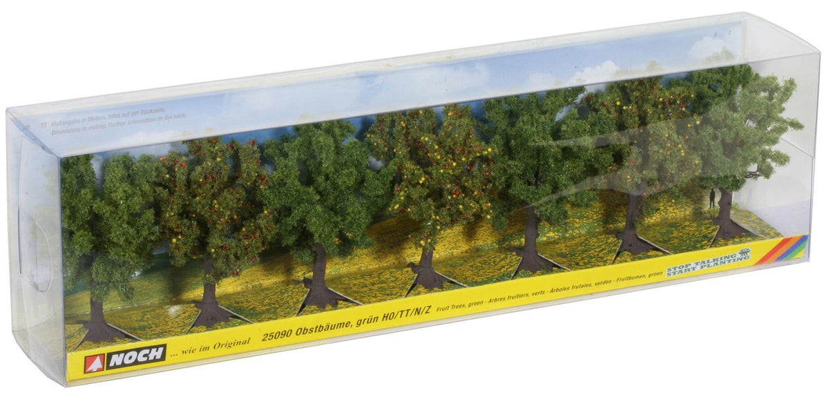 Noch 25090 HO/TT/N/Z Scale Fruit Trees, 8 cm, 7-Pack