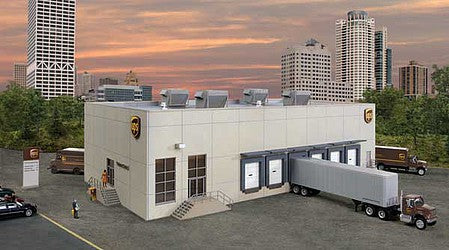 Walthers Cornerstone 4110 HO UPS Hub with Customer Center Kit