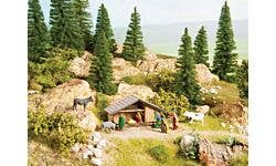 Walthers SceneMaster 949-1402 HO Nativity Scene 12-Piece Set