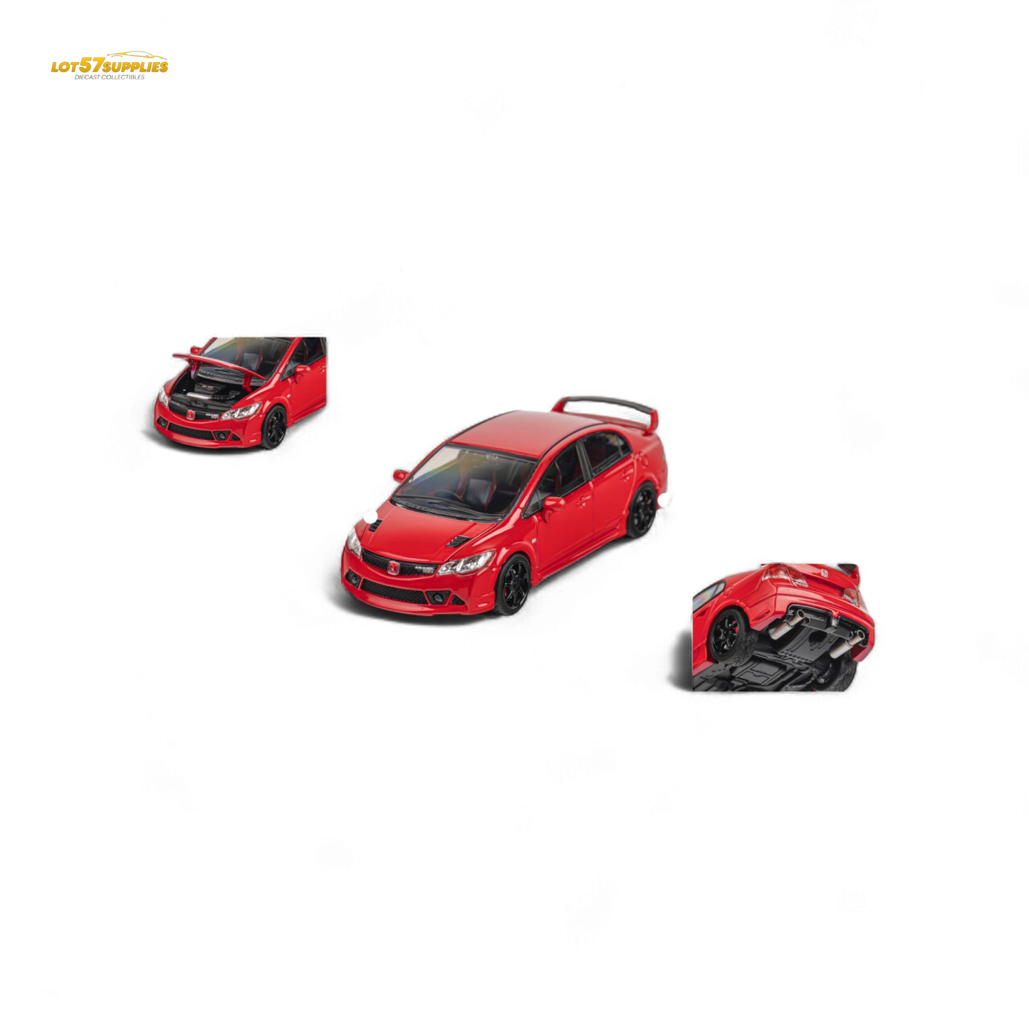 MicroTurbo FD2 MUGEN RR Custom - Red 1:64