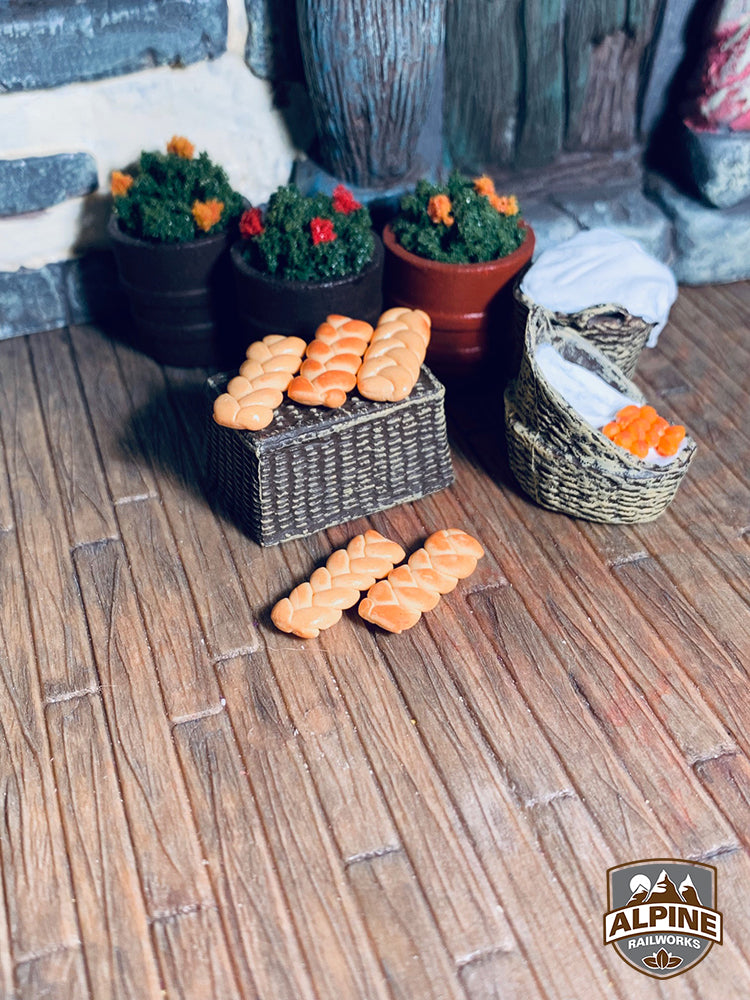 Alpine Railworks 1101 G Scale Braided Bread Loaves (5)