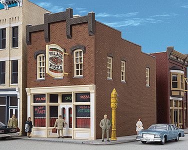 Walthers Cornerstone 3469 HO Village Pizza Kit