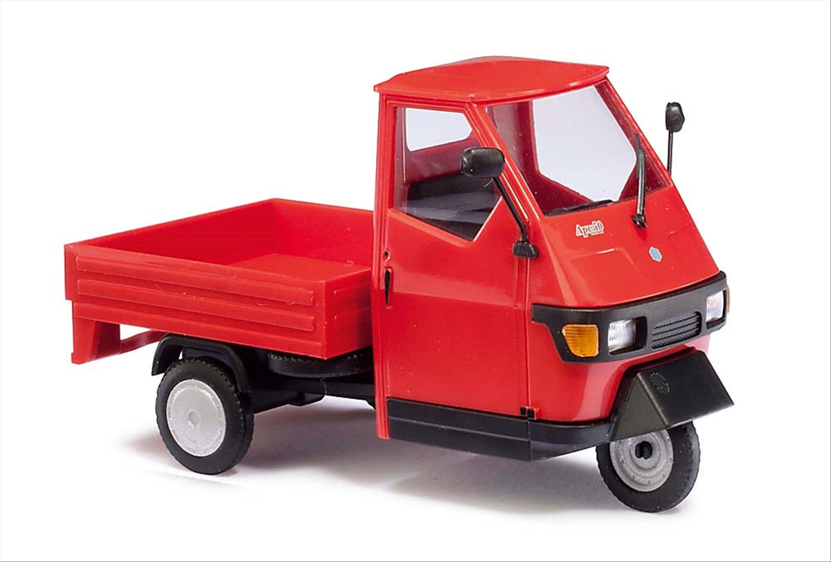 Busch 60001 O Scale Piaggio Ape 50 Pickup Truck, Red