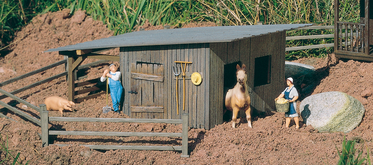 Piko 62247 G Scale Stable Building Kit