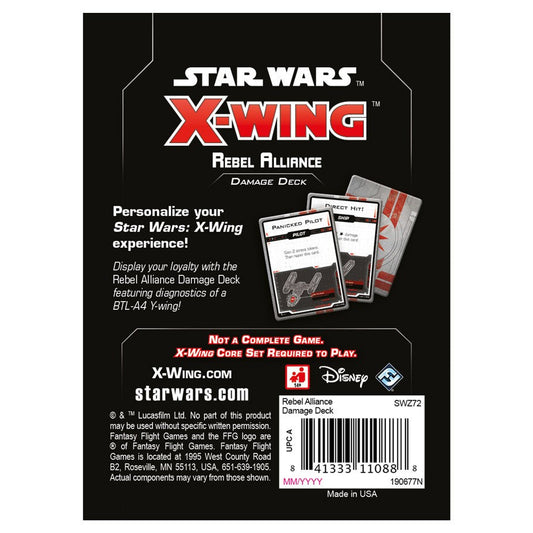 Star Wars: X-Wing 2nd Edition - Rebel Alliance Damage Deck