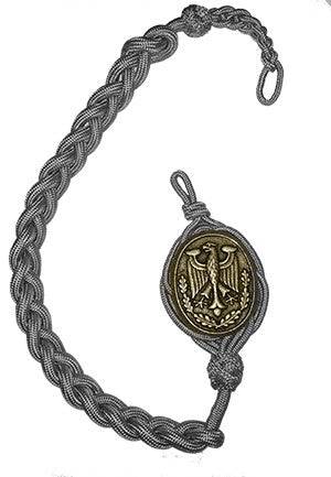German Marksman Schutzenschnur Cord With Bronze Award Badge