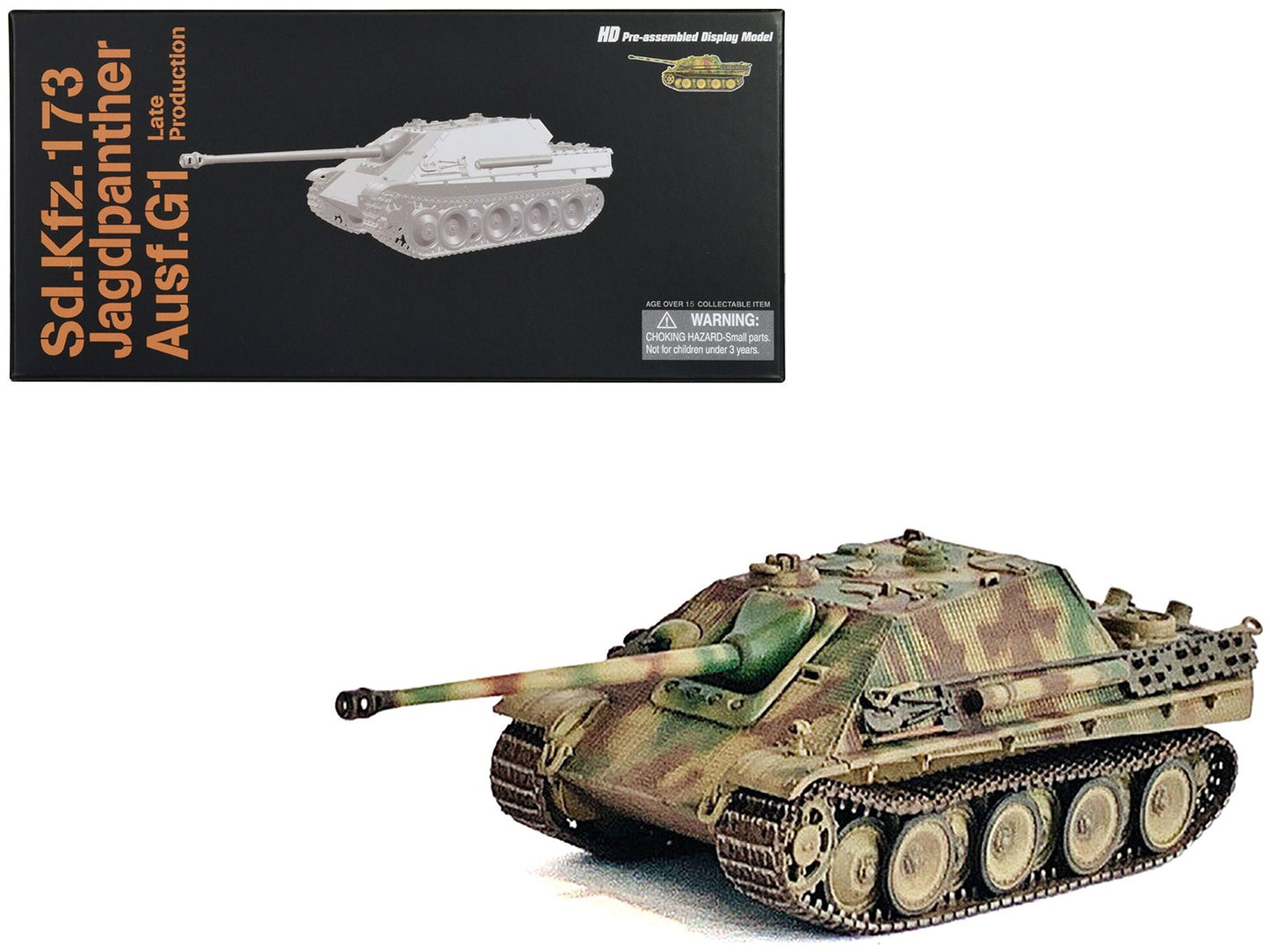 Germany Sd.Kfz.173 Jagdpanther Ausf.G1 Late Production Tank "sPz.Jg.Abt.654 France" (1944) "NEO Dragon Armor" Series 1/72 Plastic Model by Dragon Models free shipping USA