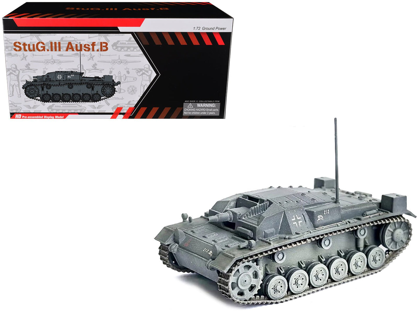 Germany StuG. III Ausf.B Tank "StuG.Abt. 226 Eastern Front" (1941) German Army "NEO Dragon Armor" Series 1/72 Plastic Model by Dragon Models free shipping USA