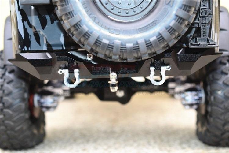 Gpm TRX4330RA-BK Aluminum Rear Bumper w/D-Rings Black Traxxas TRX4