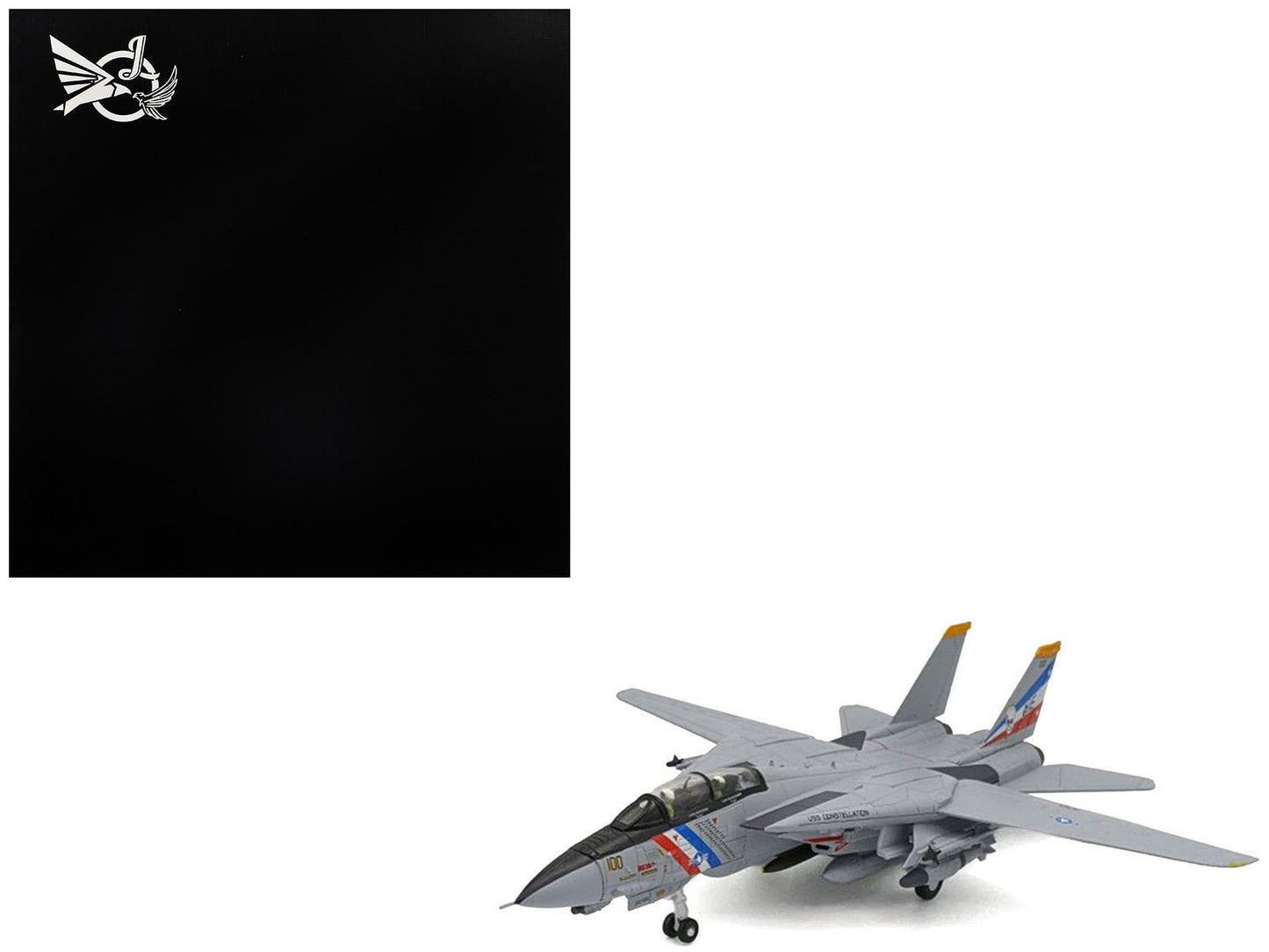 Grumman F-14D Tomcat Aircraft "VF-2 Bounty Hunters USS Constellation" (1990s) United States Navy 1/100 Diecast Model Airplane free shipping USA