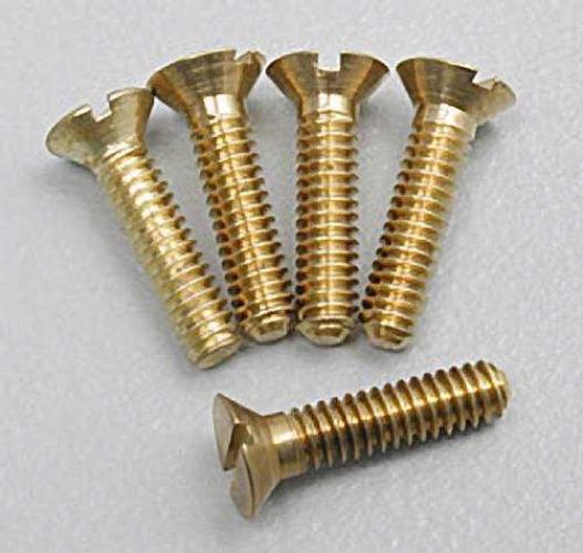 Woodland Scenics H855 Flat Head Screws 2-56 3/8" (5)