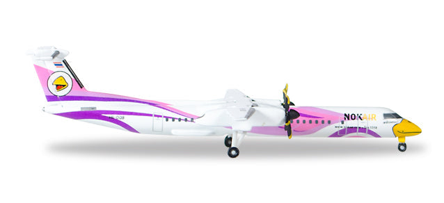 Herpa Wings HE529808 Nok Air Q400 1/500 Nok Kao Naew Reg#Hs-Dqb