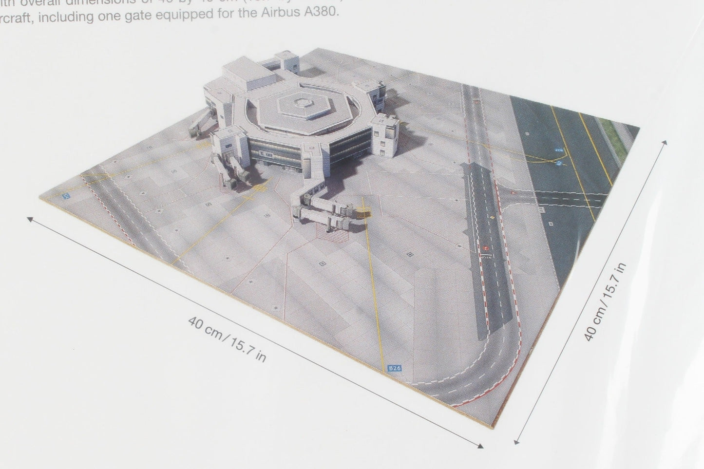 Herpa Wings HE534734 Frankfurt Airport Terminal 1 1/500